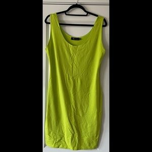 Lime Green Short Body Con Dress